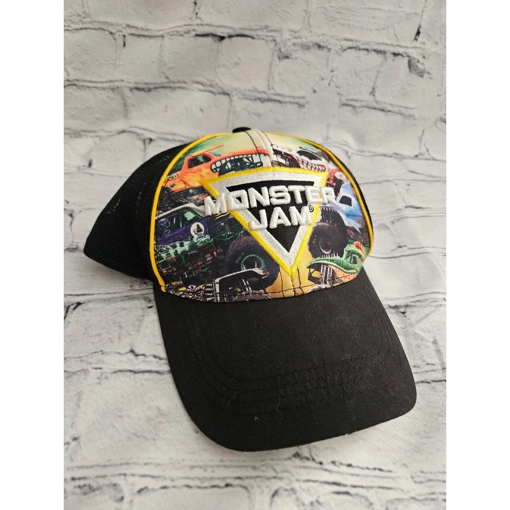 Monster Jam design embroidered